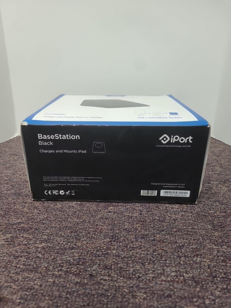 iPort Black LaunchPort BaseStation Mounts & Charges iPad via Inductive Charging