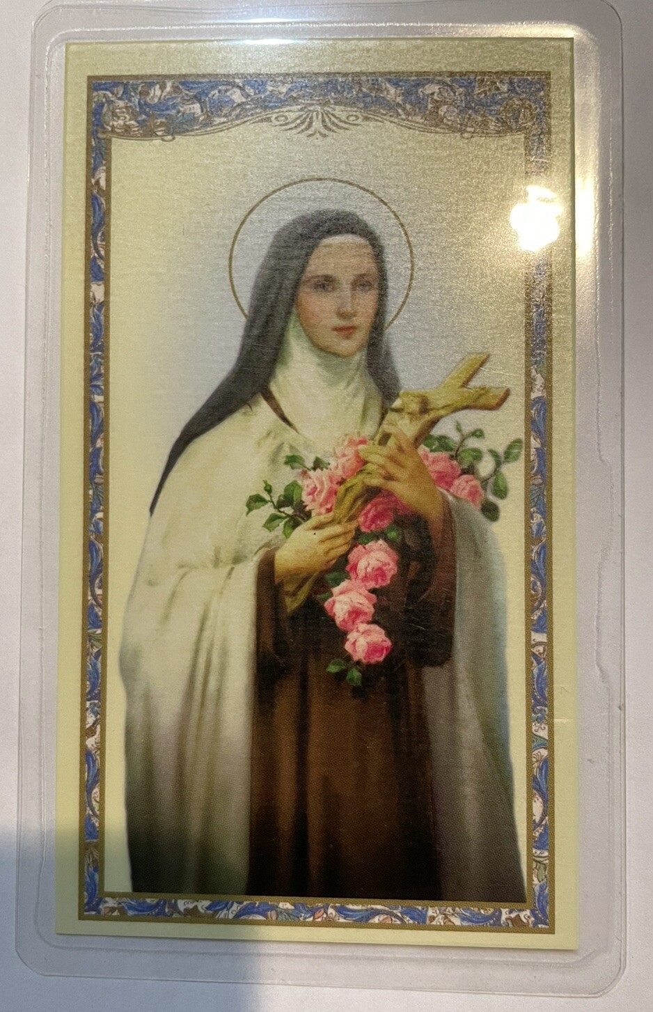 Holy Card “Prayer to Saint Therese” Prayer Card
