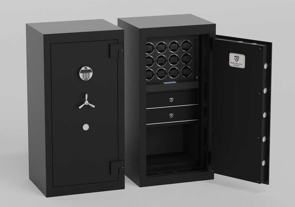 Rotelux luxury watch winder safe