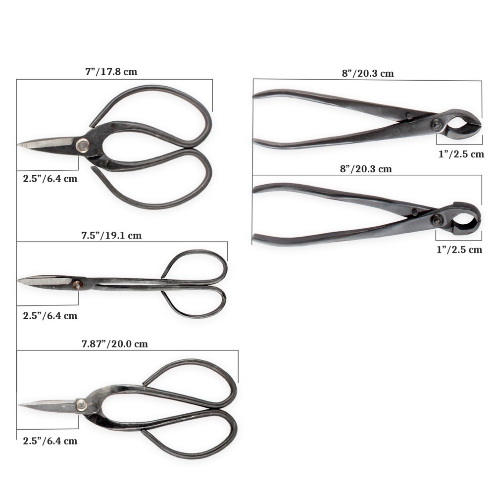 Bonsai Tree 5pc Shear Tool Set