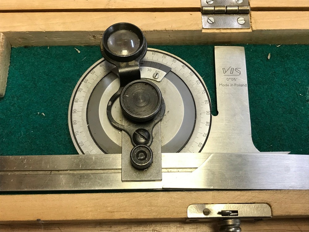 VIS POLAND MADE PROTRACTOR 6 & 12 " BEAM