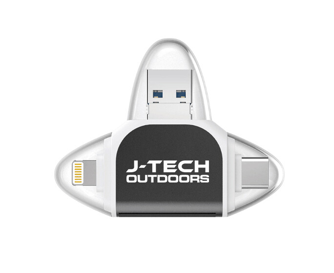 J-TECH OUTDOORS iPhone and Android - SD and Micro SD - Card Reader