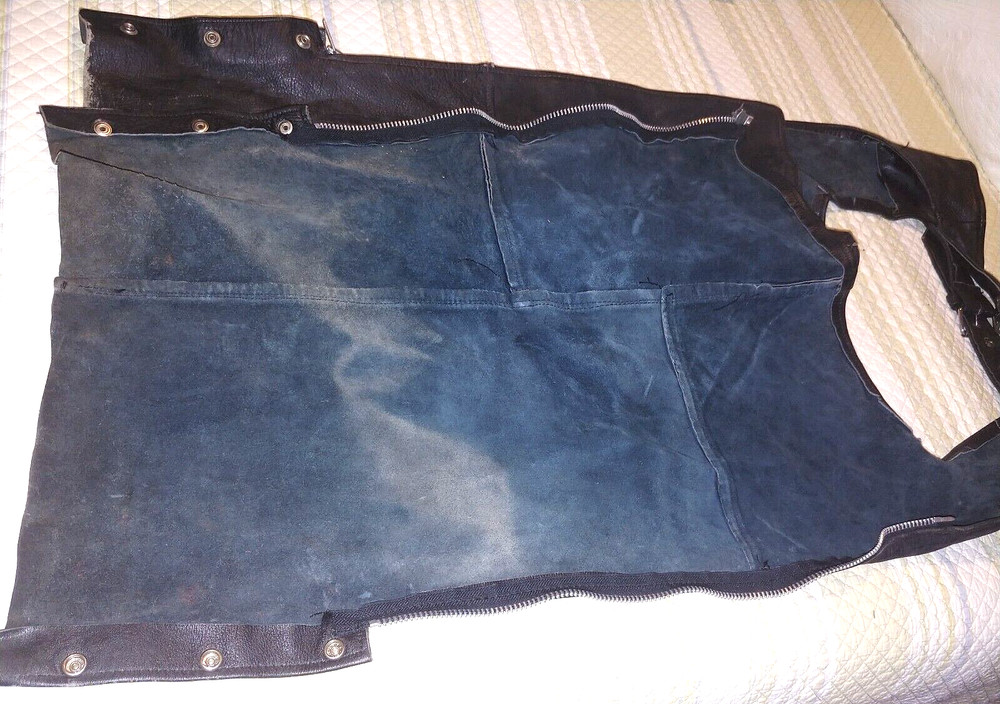 Genuine Leather Motorcycle Chaps