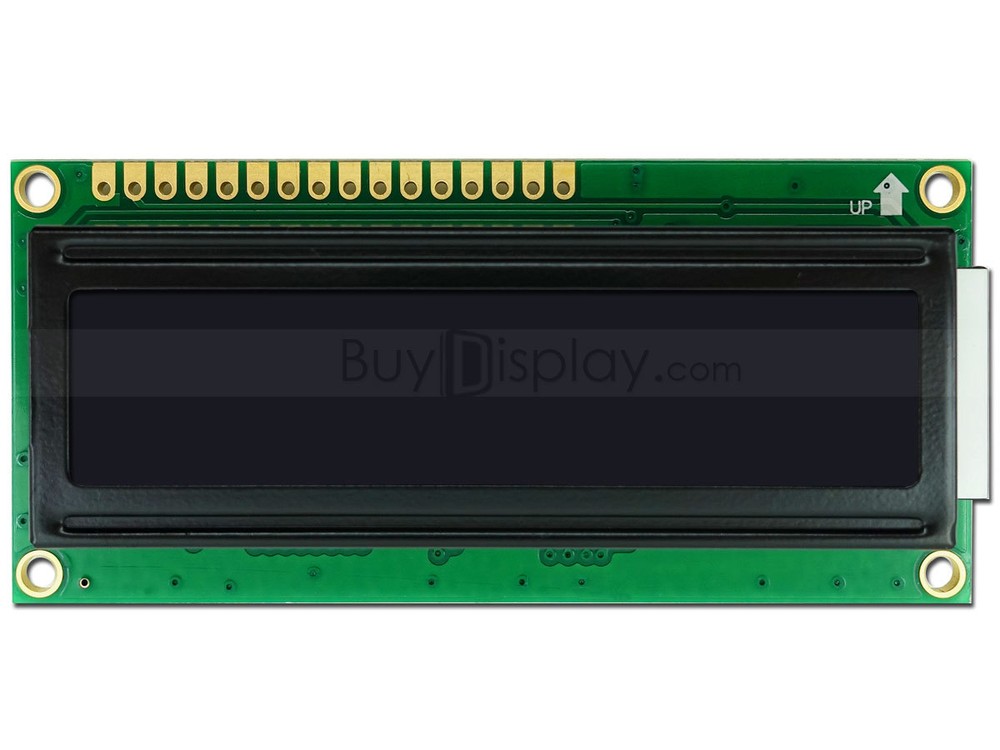5V White on Black 16x2 Character LCD Display w/Tutorial,High Contrast,HD44780