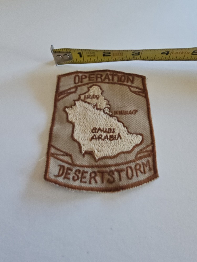 OPERATION DESERT STORM MILITARY PATCH EXCELLENT CONDITION