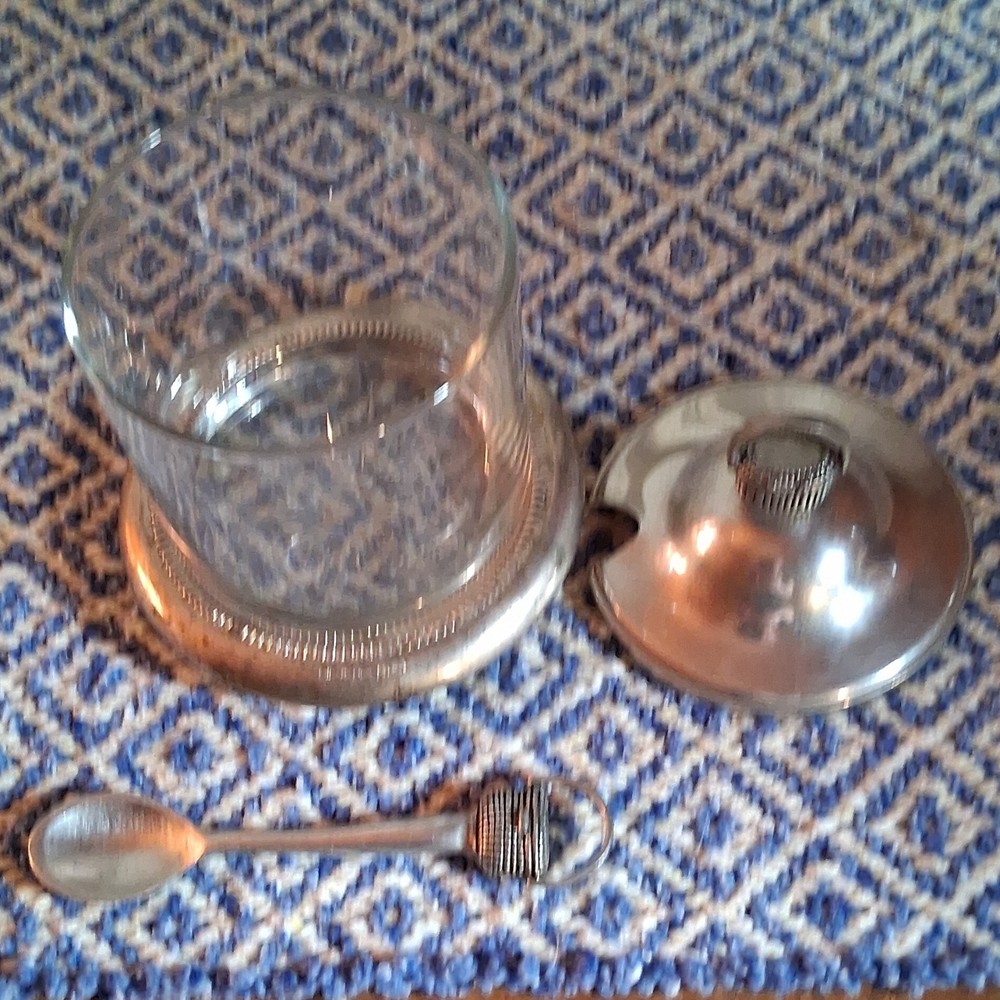 Sugar Dish Silver Plated
