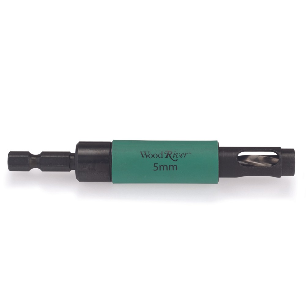 WOODRIVER 5mm Drill Bit for Shelf Pin Jig