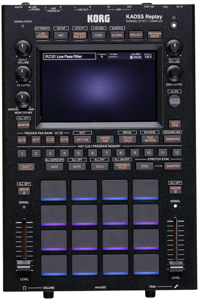 KORG All-in-One KAOSS Replay Dynamic Effects Processor and Sampler