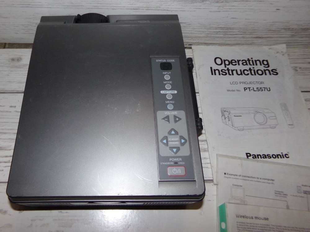 Panasonic PT-L557U LCD Projector W/ Remote