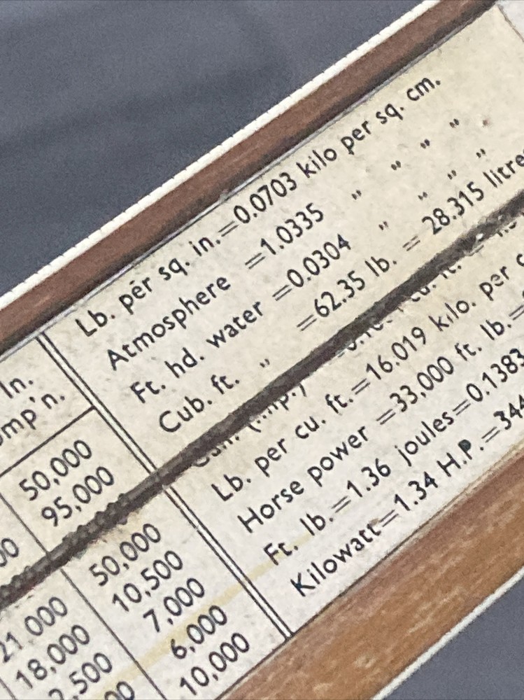 SLIDE RULE A.G. THORNTON Ltd 3654