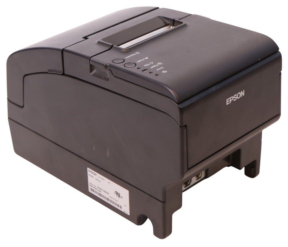 Epson TM-H2000 Thermal Receipt Printer; Knife, MICR, USB Plus Power Interface