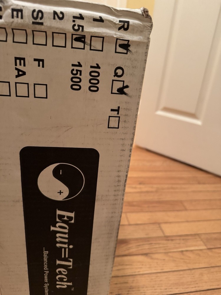 Equitech Model 1.5RQ Balanced Power System (NIB)