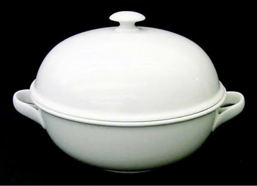 Dansk BOTTLELET WHITE PATTERN 2 QT Casserole Japan Unused