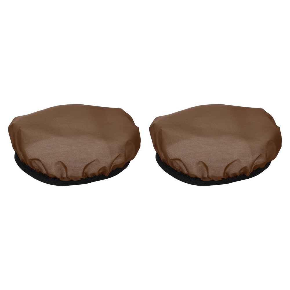 2pcs 7" 18cm Soft Diffuser Lamp Cover Light Strobe Reflector Lamp Sock Brown