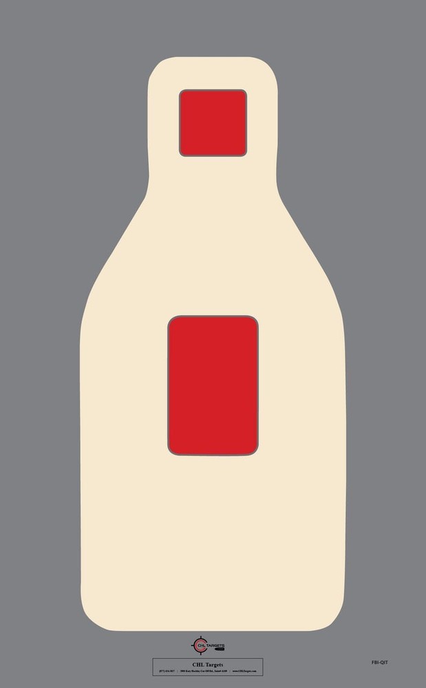 FBI-QIT RC (Red Center) (100 Target Pack)