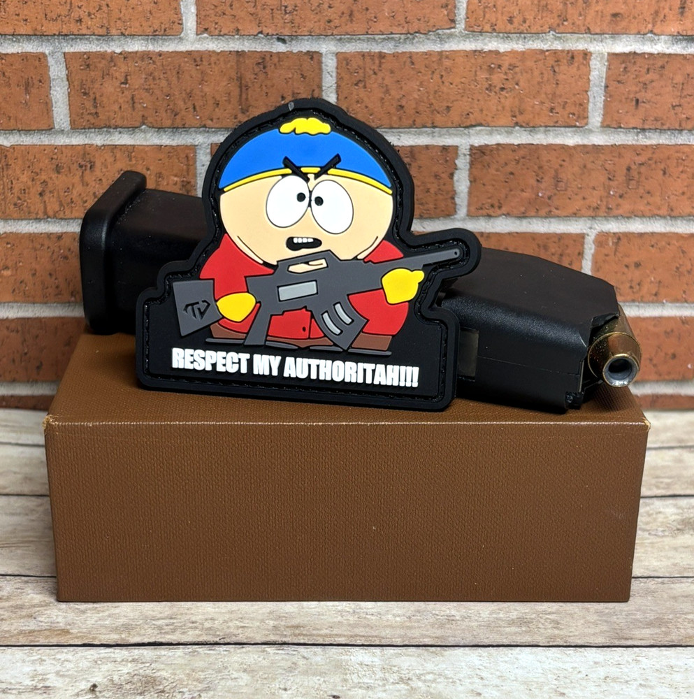 Tactical Morale PVC Patch - Cart-man Patch - I Choose Violence Gun Patch