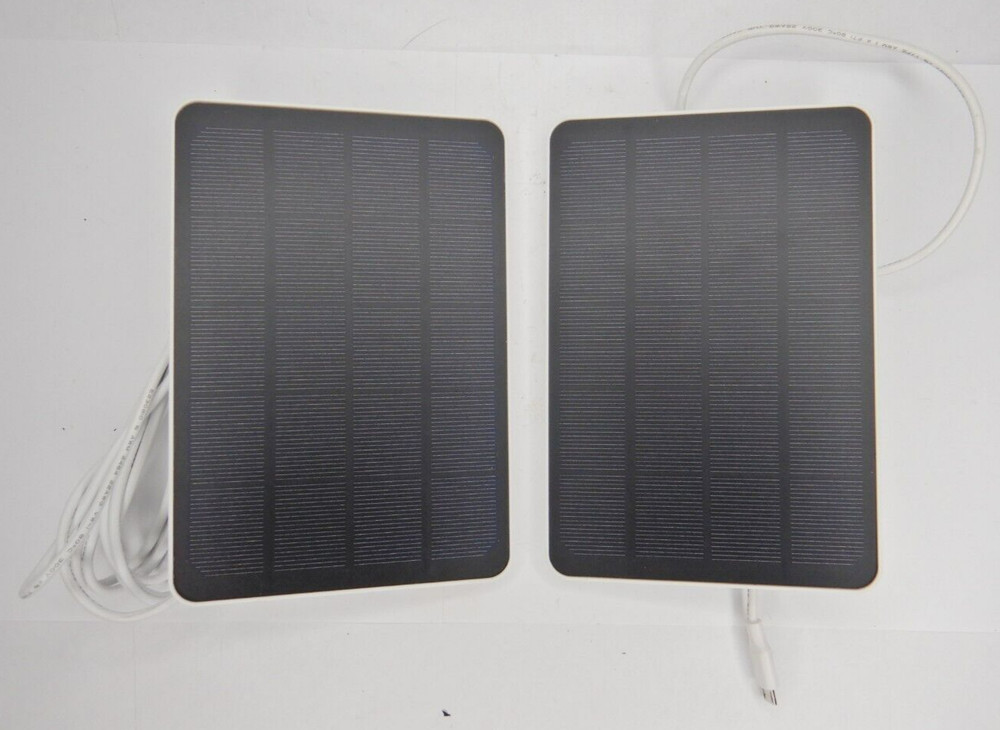 (2) 7"X5" Solar Charging Panel for MICRO USB Camera 5V
