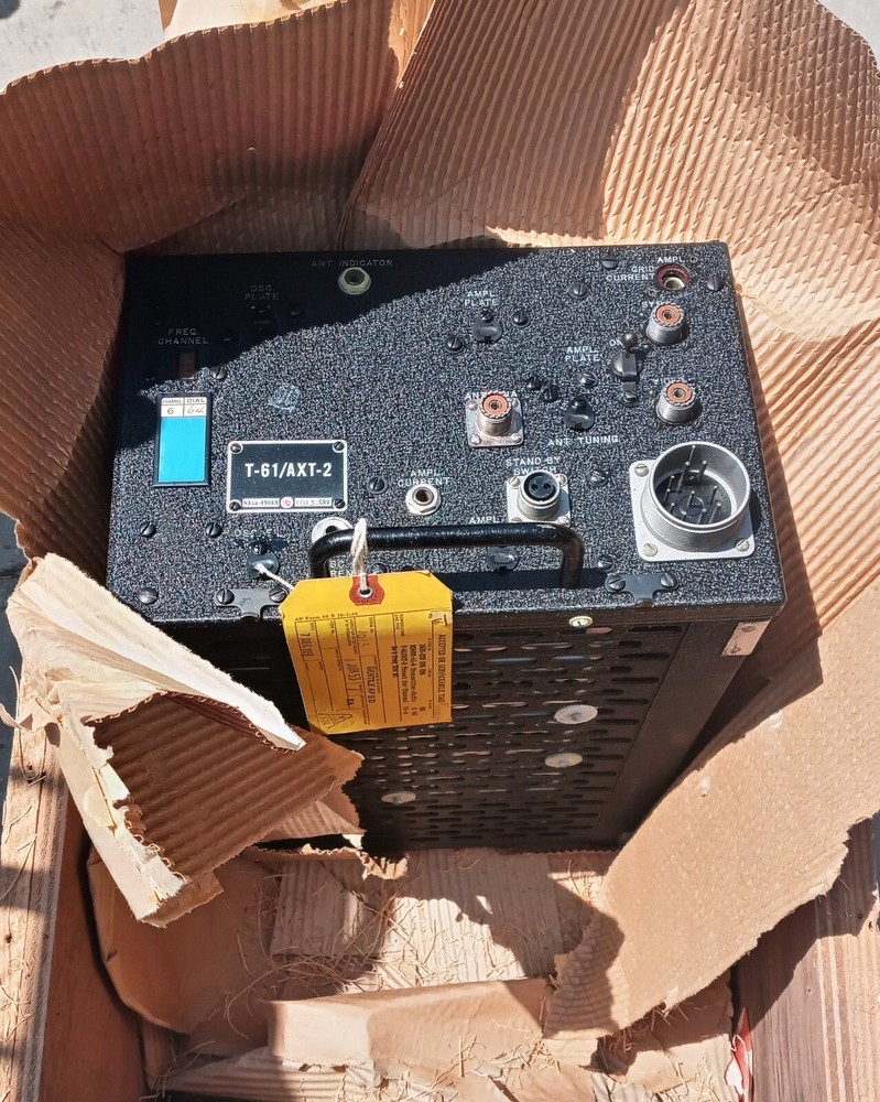 WWII Radio Transmitter - New In Original Box - T-61/AXT-2- Collectors Item!