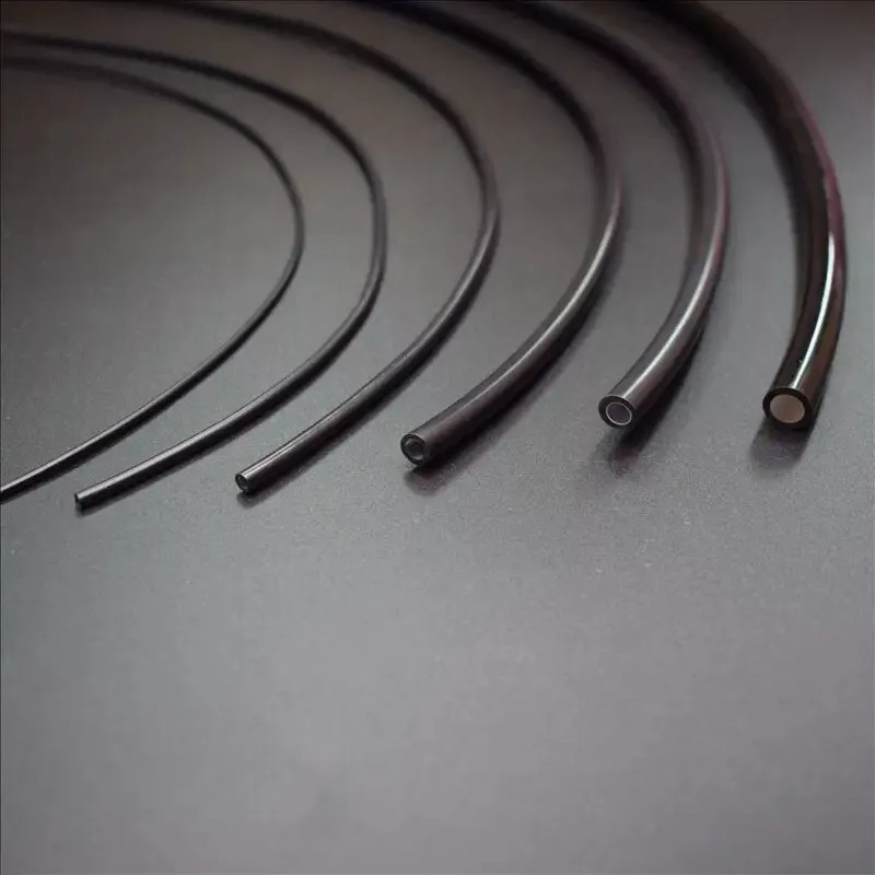 Black Cover Super Bright Solid Core End Glow Optic Fiber 1~10mm Thick Cable