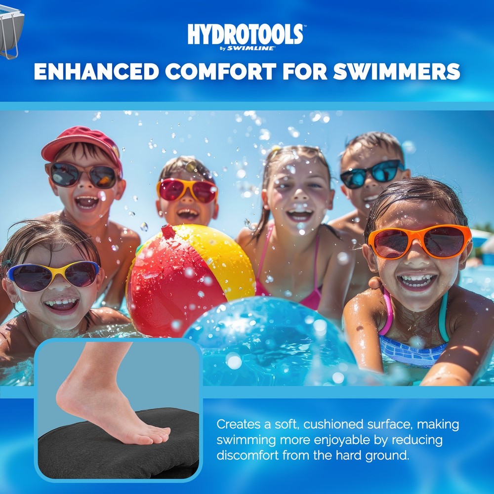 Swimline Hydrotools Above Ground Oval Liner Pad, Pool Protector Mat (Open Box)