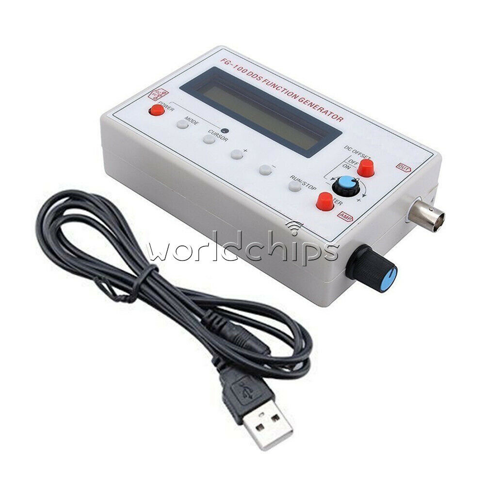 DDS Function 1HZ-500KHz Signal Generator Sine Square Triangle Wave Frequency