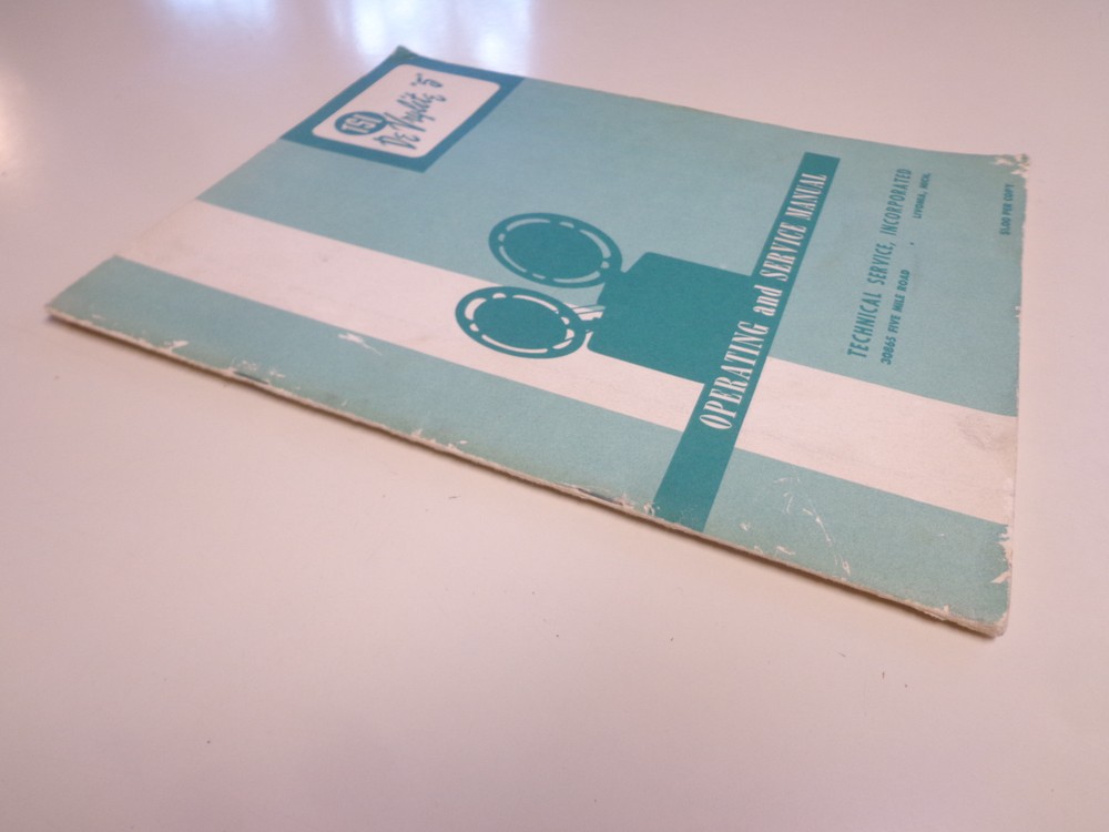 DeVrylite “5” Film Projector Operating and Service Manual 1955