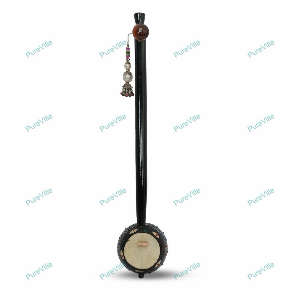 Indian Handmade String Instrument Iktara 20"Inch Designer Tumbi With String