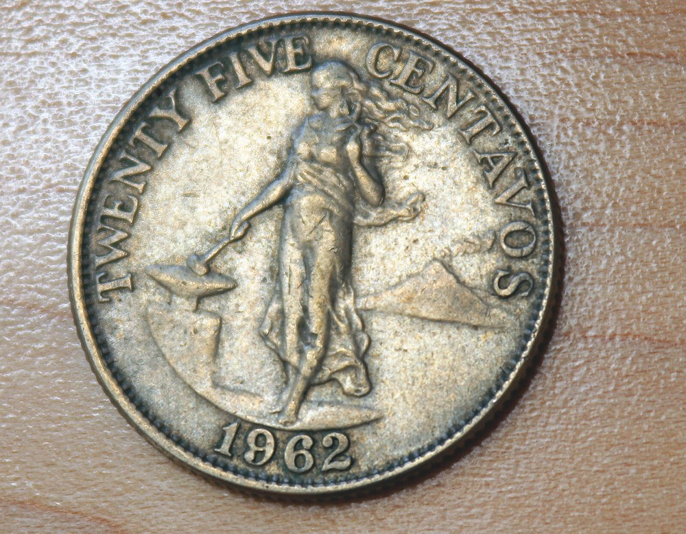 1962 Philippines 25 Centavos