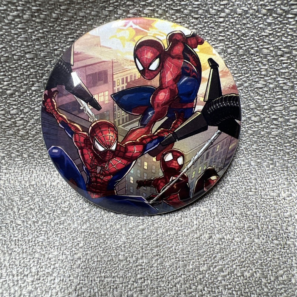 Spider-Man Button Pin Marvel Superhero 3 Inches