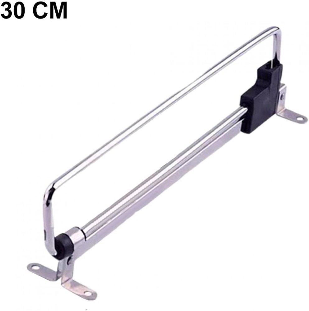Heavy Duty Retractable Wardrobe Closet Pull Out Rod Hanger Trousers Pull Out