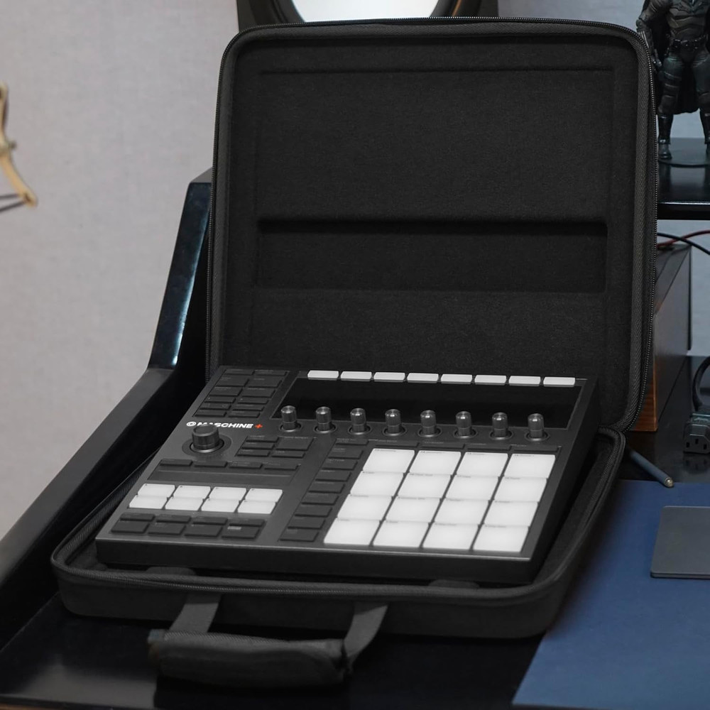 Premium Velvet Hardshell Case Compatible with Native Instruments Maschine+Plus C