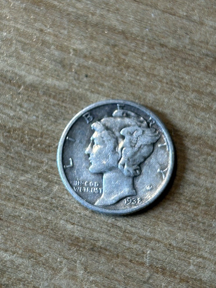 1938 Mercury Dime VF