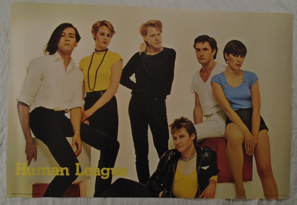 Human League 1981 Poster Pace Minerva Scotland New Condition