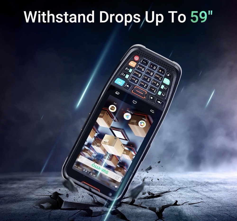 SVANTTO Android Barcode Scanner, Android 13 Handheld Computer, 1D/2D/QR Barco...