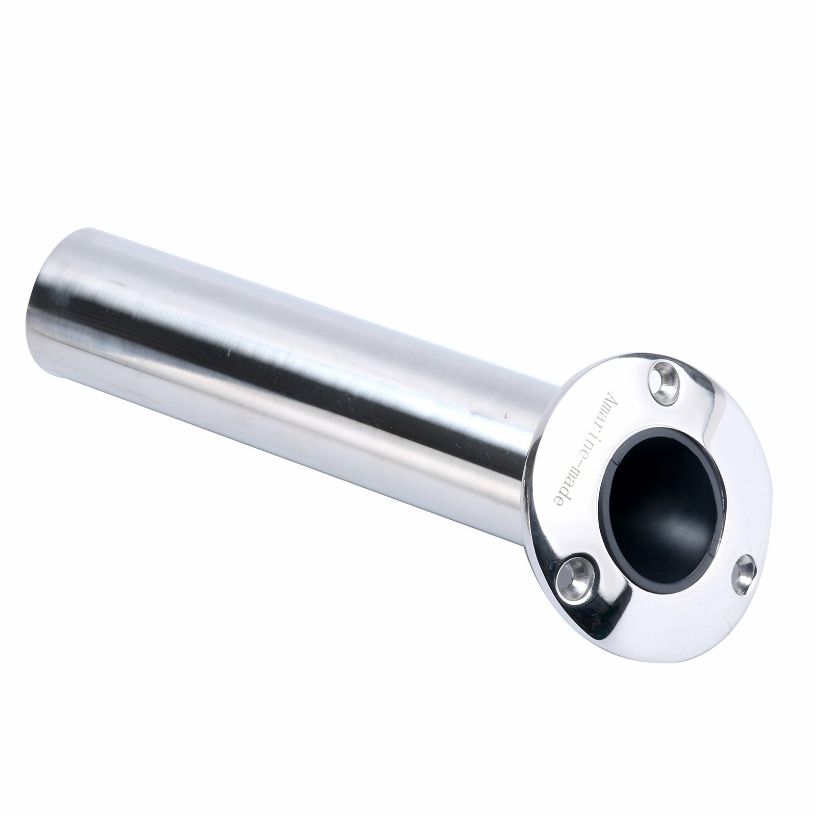 Amarine Made 2 Pack 30 Degree 316 Stainless Steel Flush Mount Fishing Rod Holder