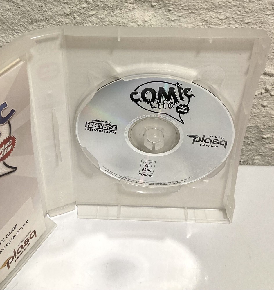 Plasq's Comic Life Deluxe Edition for Mac (Universal), 2006, with Key Code