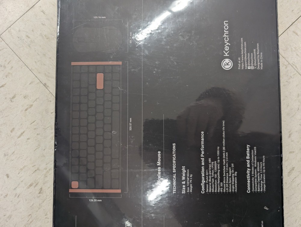 Keychron K2HE Elite Magnetic Switch Keyboard & Mouse Bundle AM6