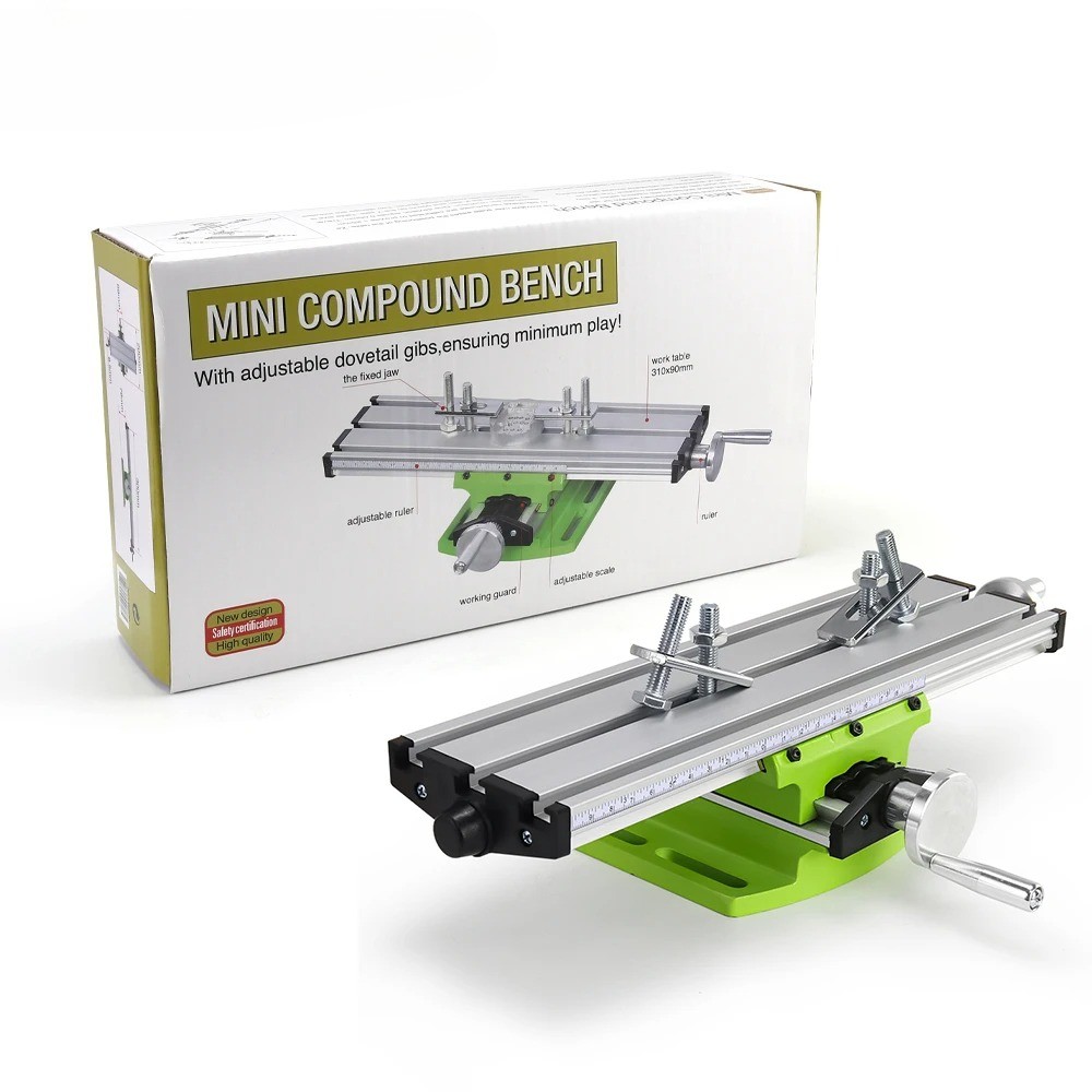 Milling Machine Worktable Drill Vise Fixture Working Table Cross Slide Table