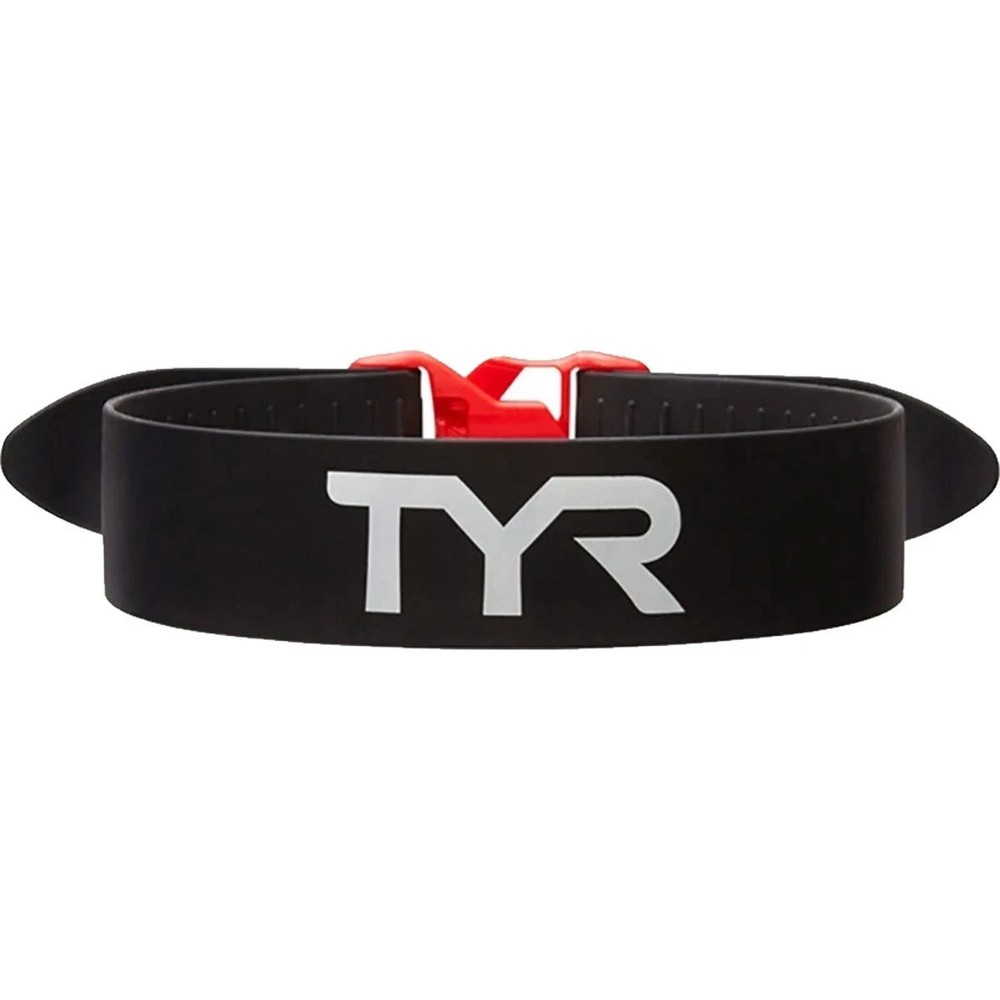 New in Package TYR Rally Training Pull Strap, Black/Red, Adjustable, Silicone