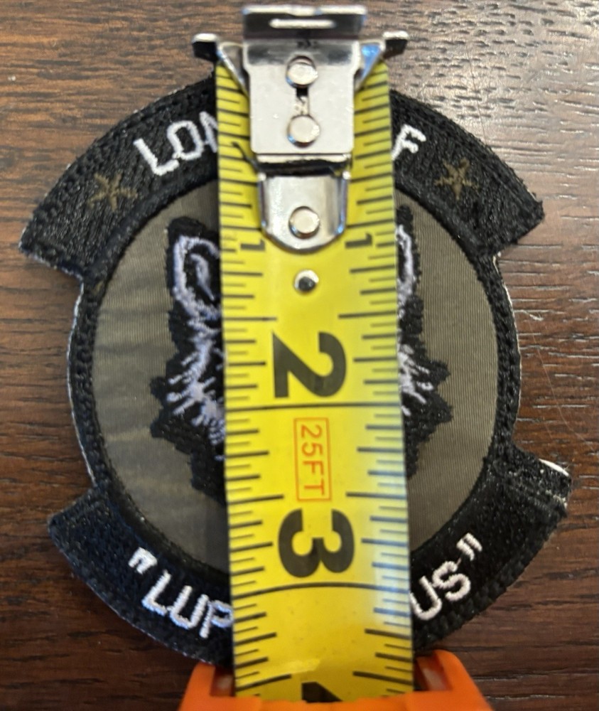 Iraq US Army Lone Wolf “Wolf Within” Patch- ~3”x3.5” Hook Back New