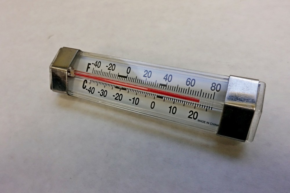 Freezer Thermometer, Horizontal Refrigeration