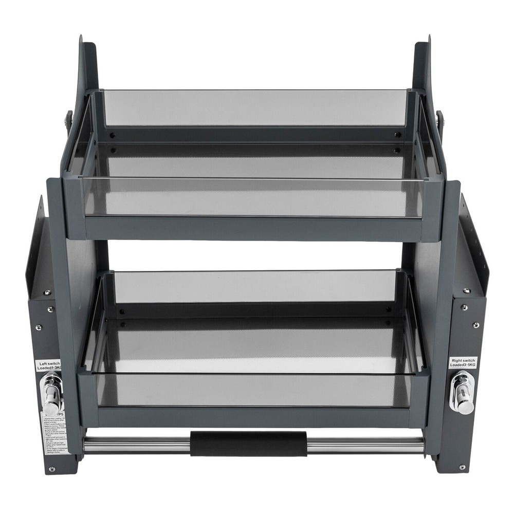 Pull-Out Cabinet Shelf Drop Down Shelf Pull-Down Lift for Kitchen Cabinet 2-tier