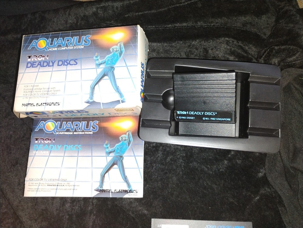 Aquarius Tron Deadly Discs Mattel Electronics Home Computer System 1982 Tron