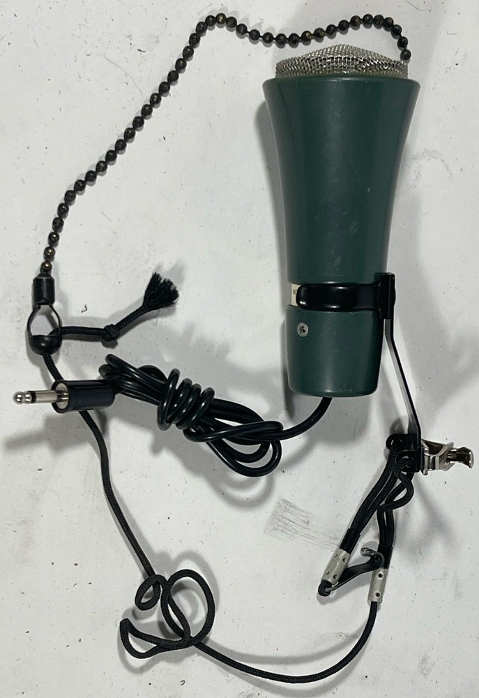 Vintage SHURE model 420 Commando Controlled Magnetic Lavalier Microphone Mic