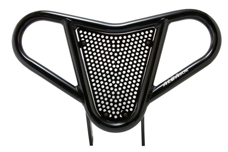 Warrior 350  All Years  Front bumper in Black  Alba Racing 210 M2 B