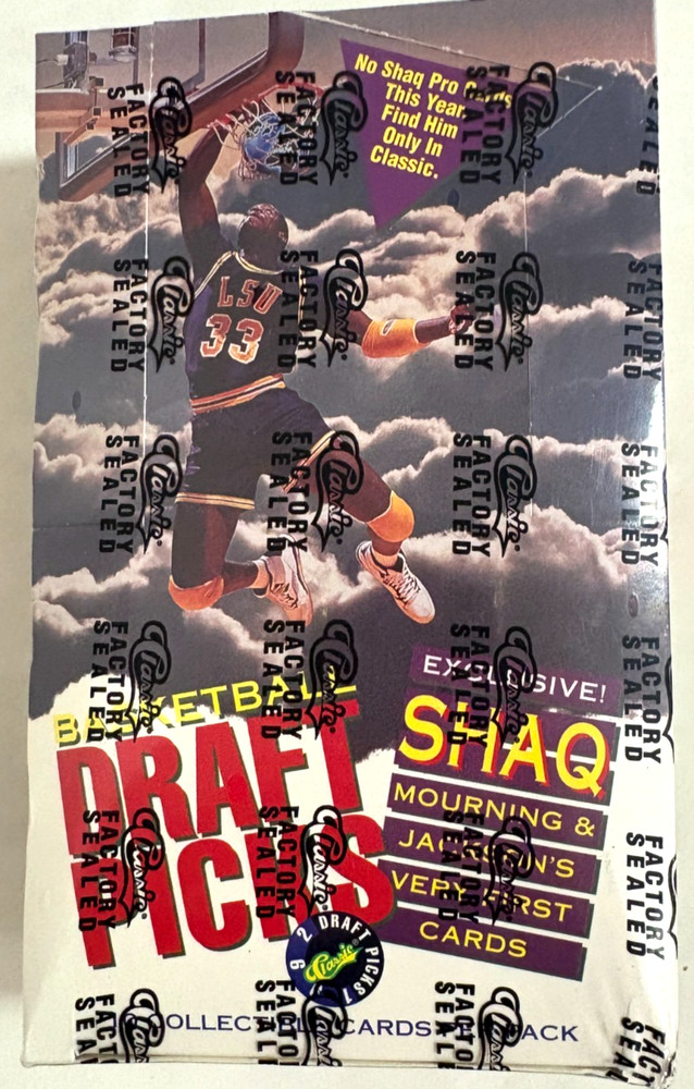 1992 CLASSIC DRAFT PICKS BASKETBALL BOX