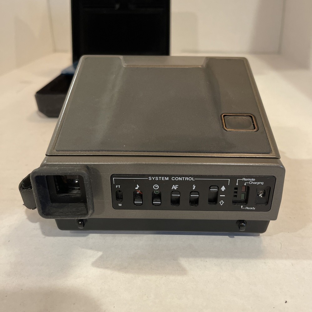 polaroid SpectraVision camera case and manual