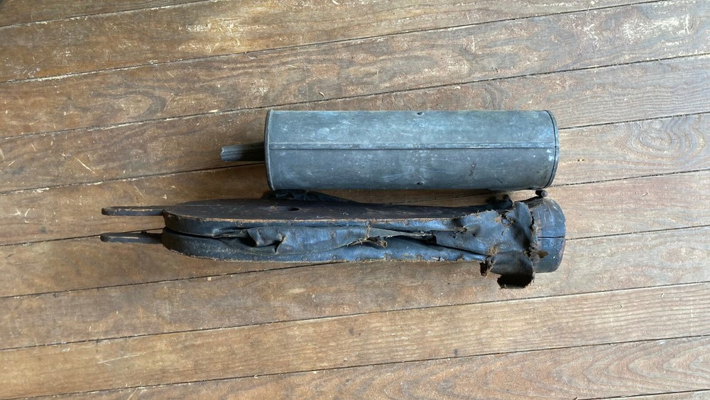 Antique Blacksmith Forge Bellows Odd Foldable Design For Ferrier? Rare Primitive