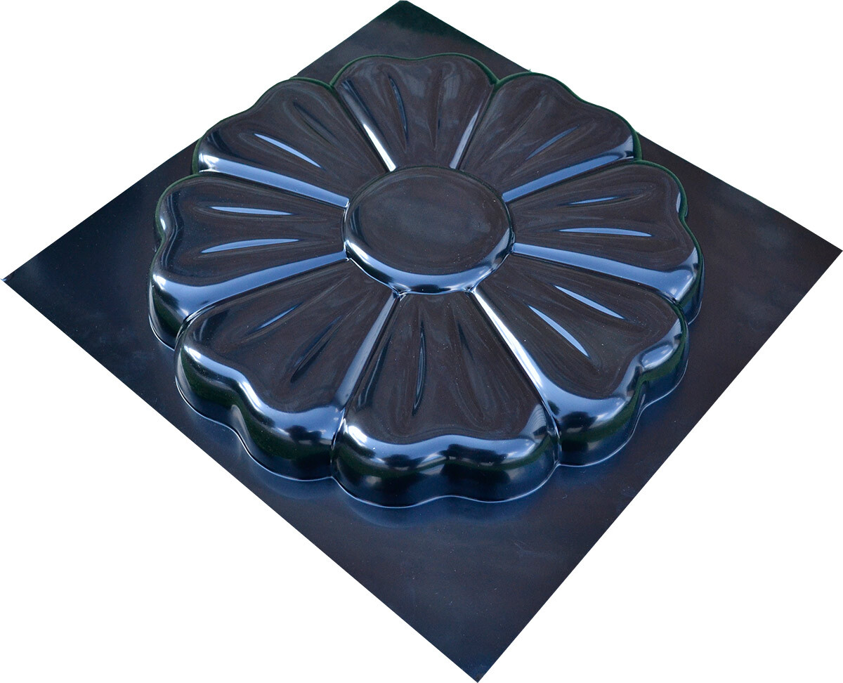 Concrete mold Paver Stepping Stone Flower Cement garden path Floral Style