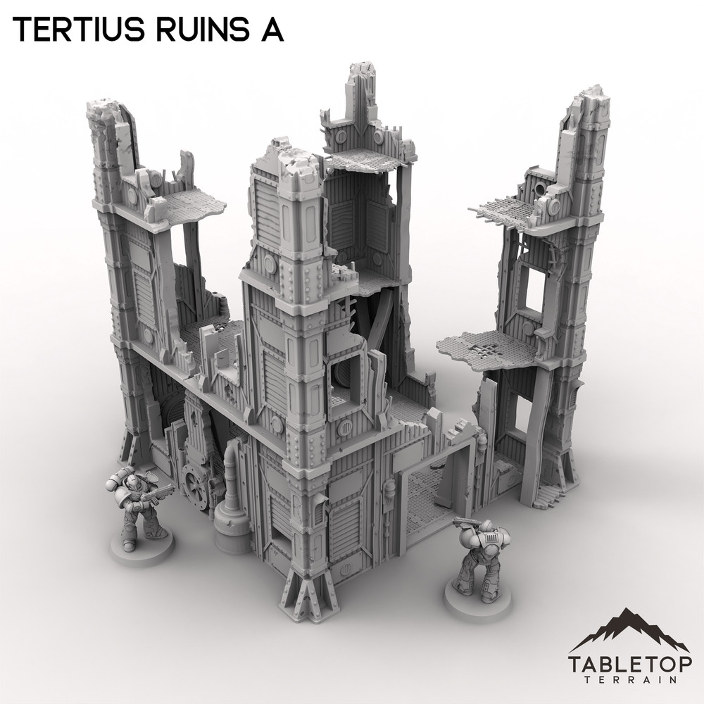 Tertius Ruins A - Grimdark Gothic Wargaming Tabletop